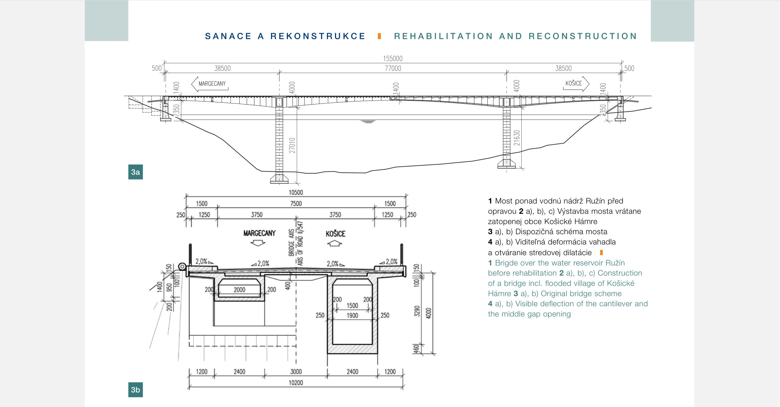 Article from ebeton.cz – Emergency Condition and Reconstruction of the Bridge over the Ružín Reservoir